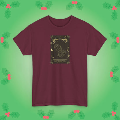 Christmas Pine Cones Growth Tarot Card Lover Unisex T Shirt