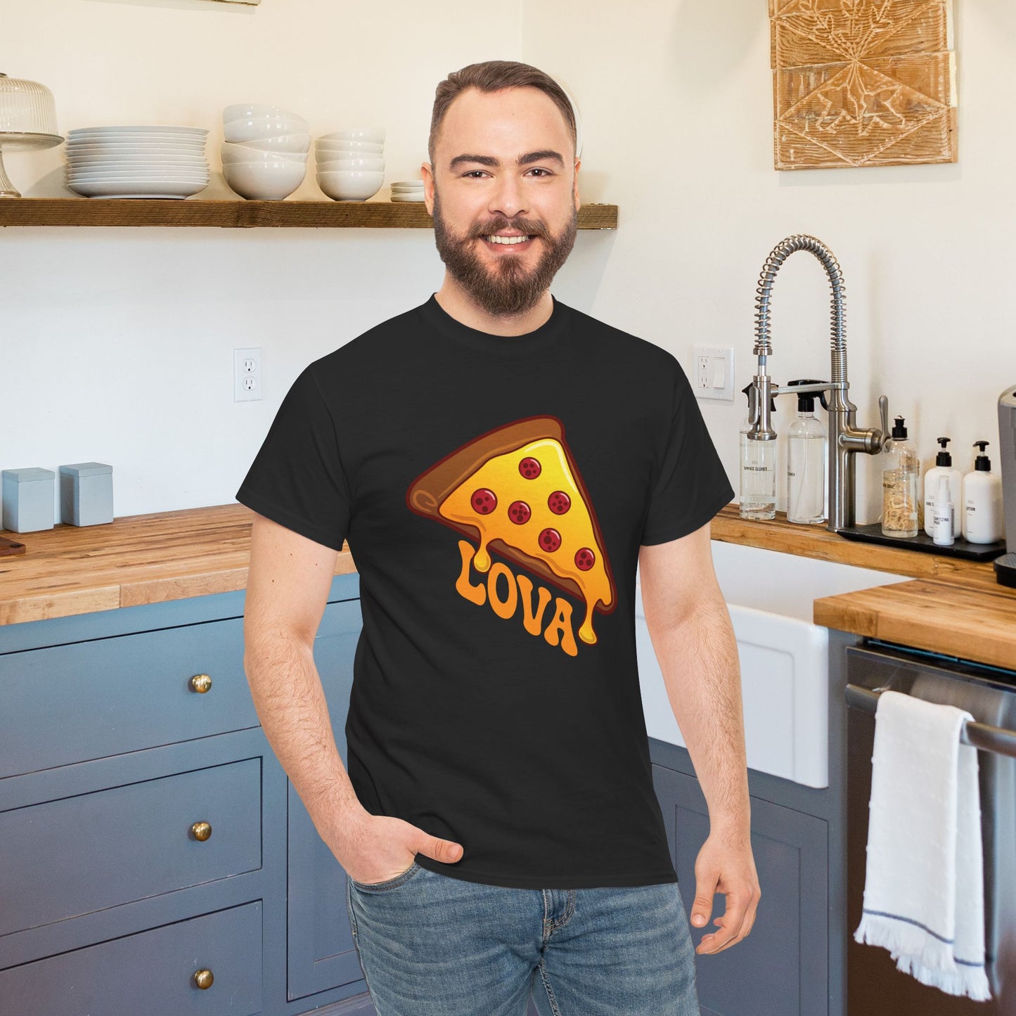 Pizza Lova Graphic Art Pizza Lover Funny T Shirt