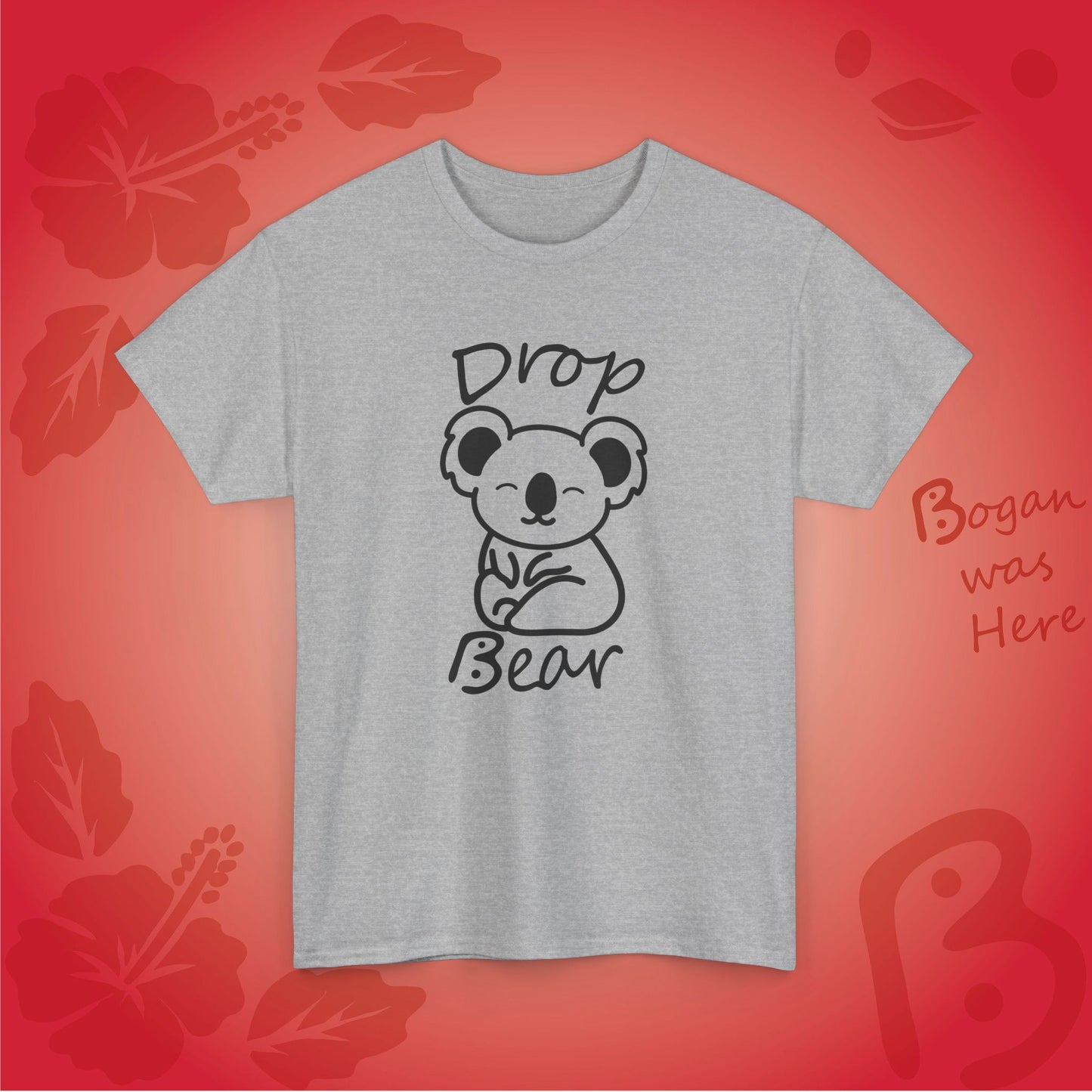 Drop Bear Cute Koala Bogan's Design Tshirt