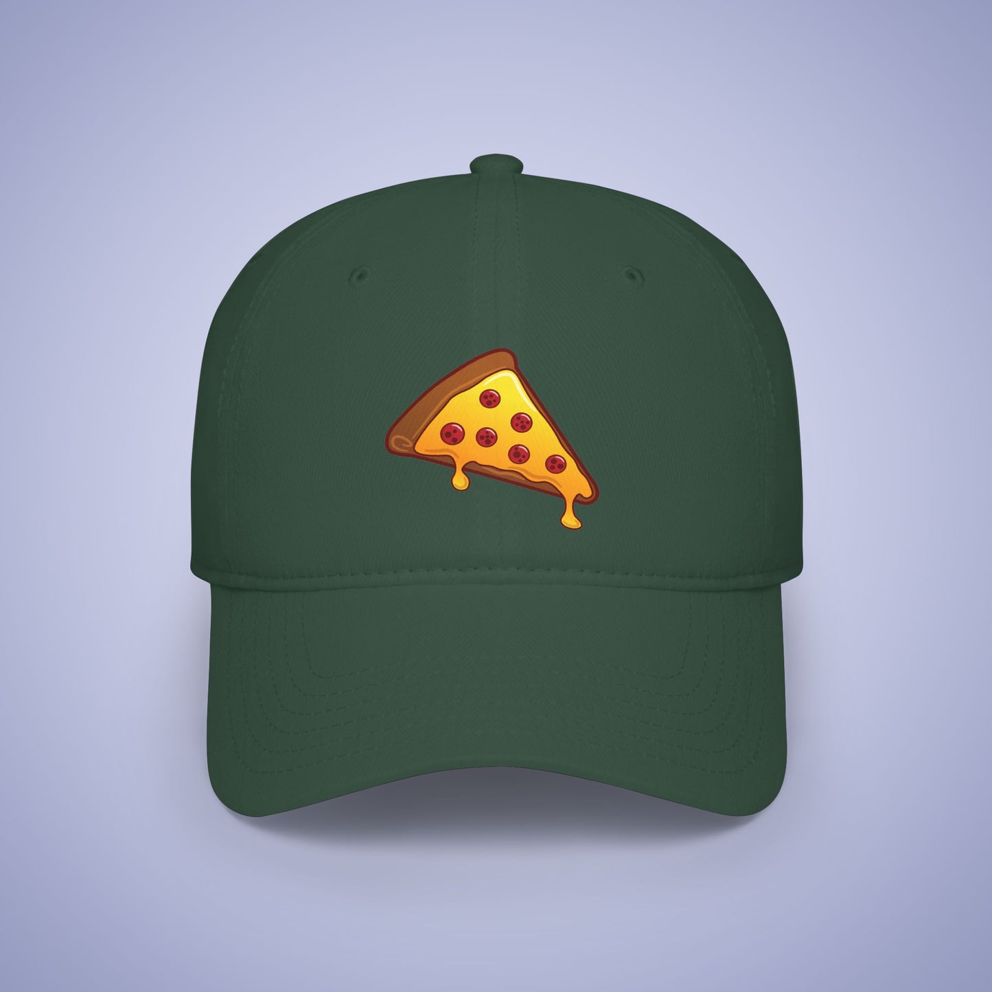 Pizza Slice Graphic Art Cap Low Profile Baseball Hat for Pizza Lovers