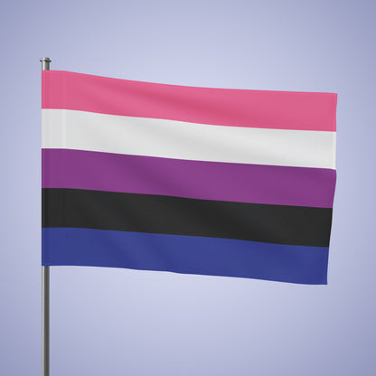 Gender Fluid Pride Month Flag Banner Small Medium & Large