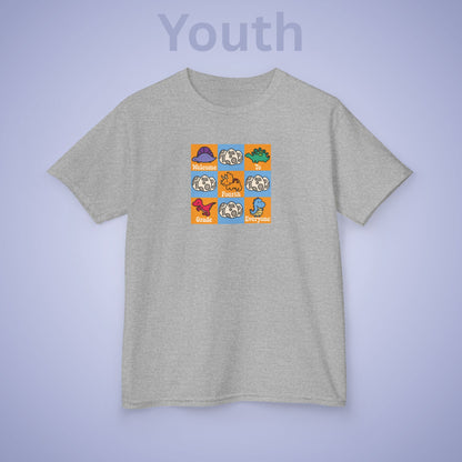 Fourth Grade Fun Dinosaurs Kids Cotton T Shirt Back To School Youth