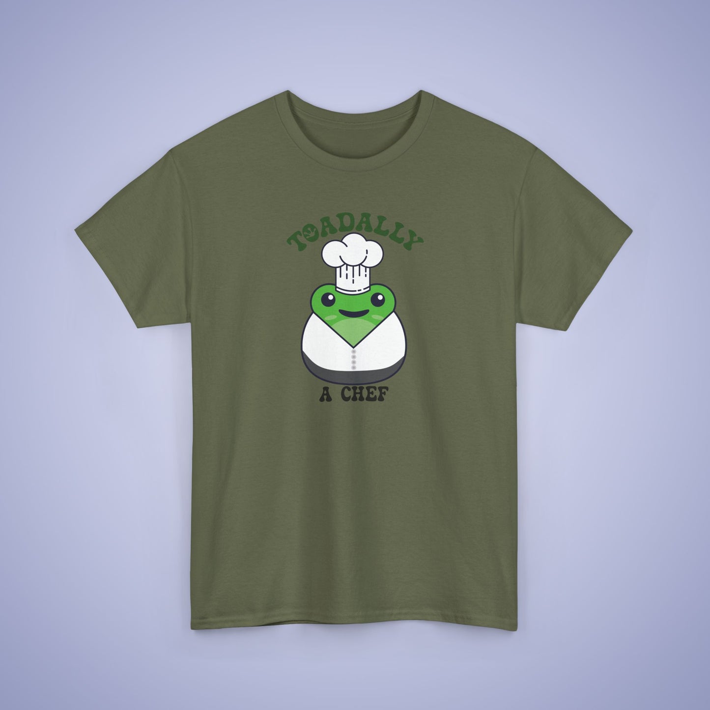 Toadally a Chef Graphic Tee Frog Lover Funny Cook Gift Unisex T Shirt