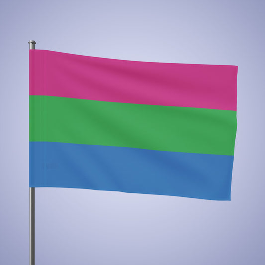 Polysexual Pride Month Flag Banner Small Medium & Large