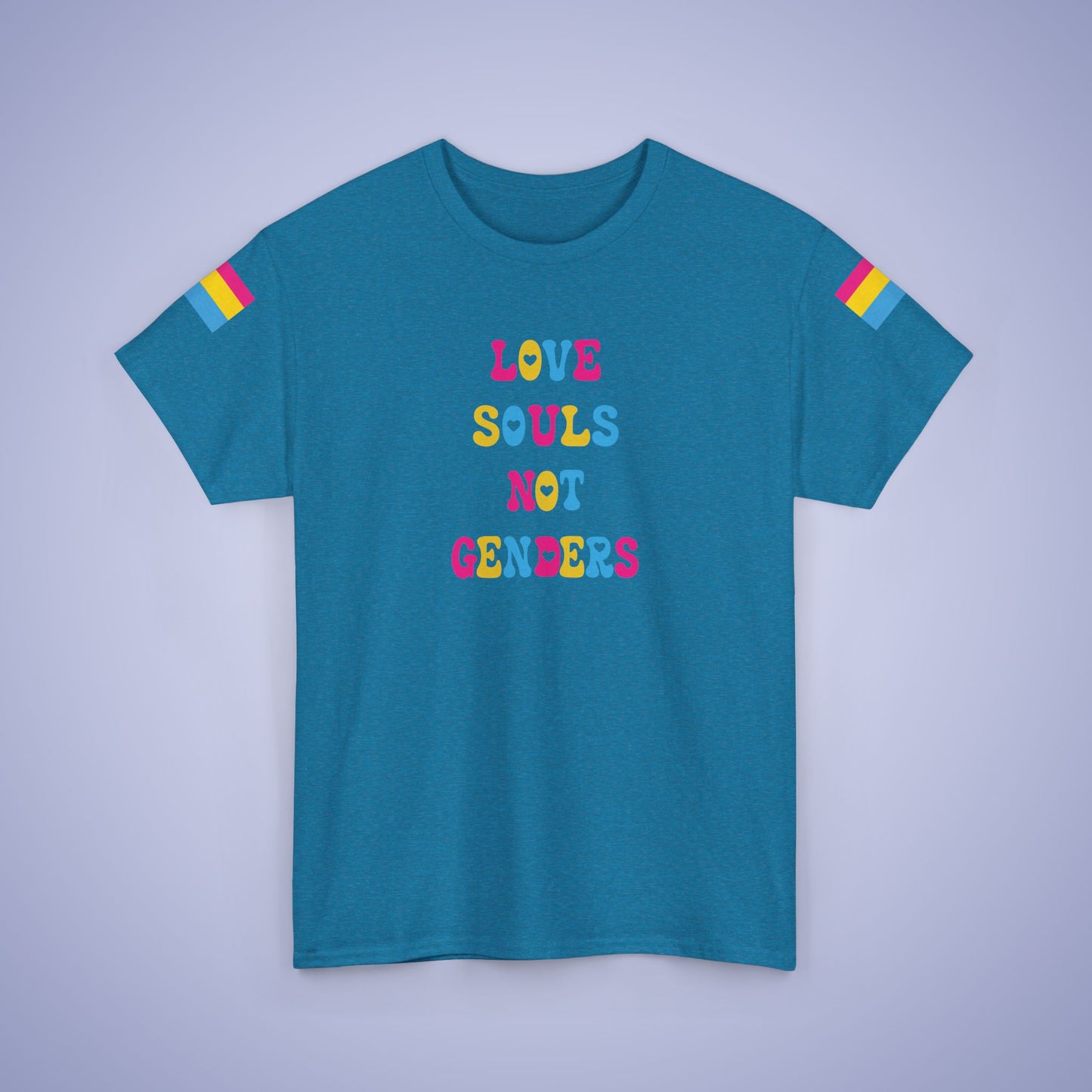 Love Souls Not Gender Pansexual LGBT Pride Month Matching  T Shirt Unisex