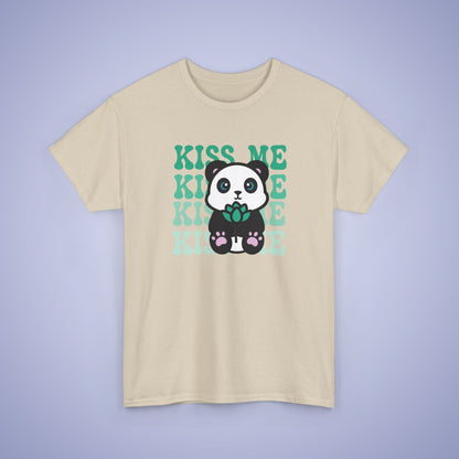 Kiss Me Panda Lover National Panda Day Unisex T Shirt