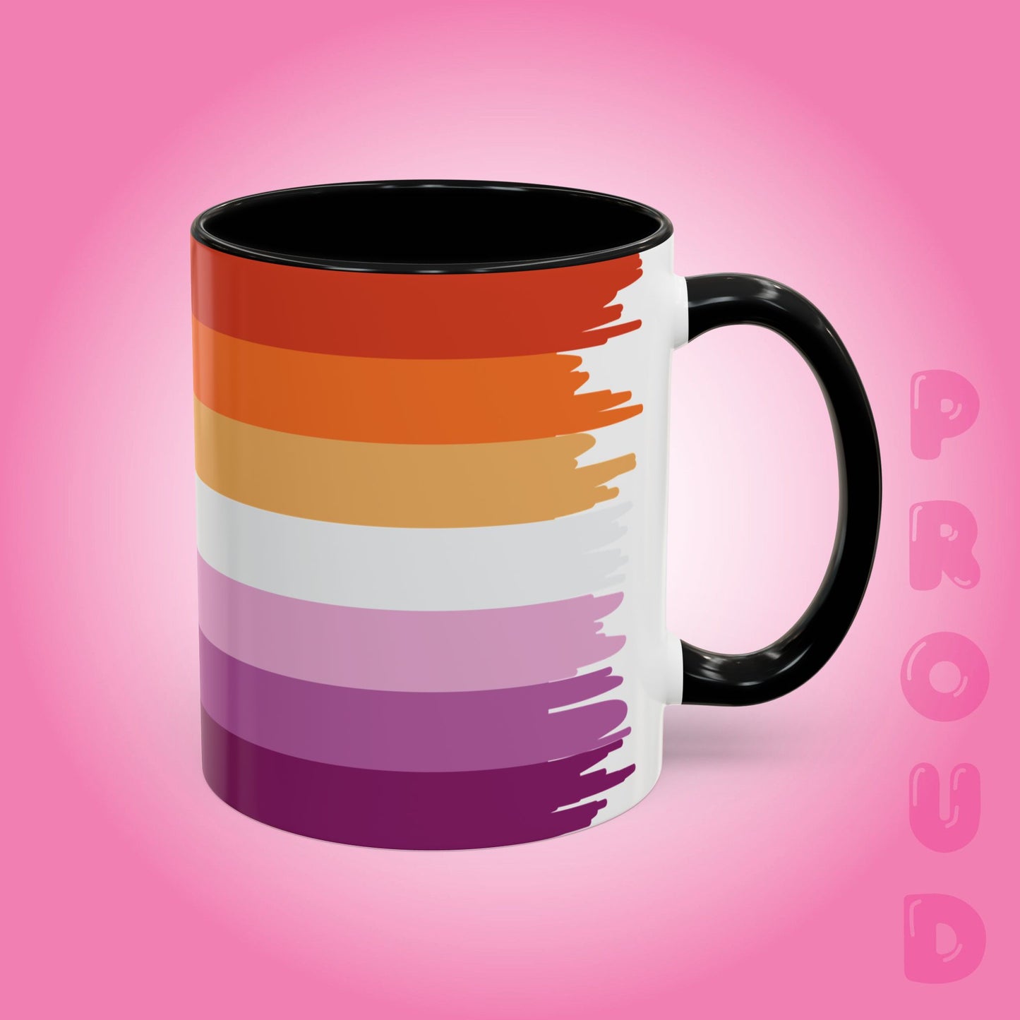 Lesbian Paint Style Coffee Mug