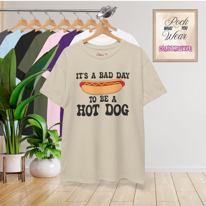 It's a Bad Day to be a Hot Dog Funny Hot Dog T-Shirt | Hot Dog Lover Gift