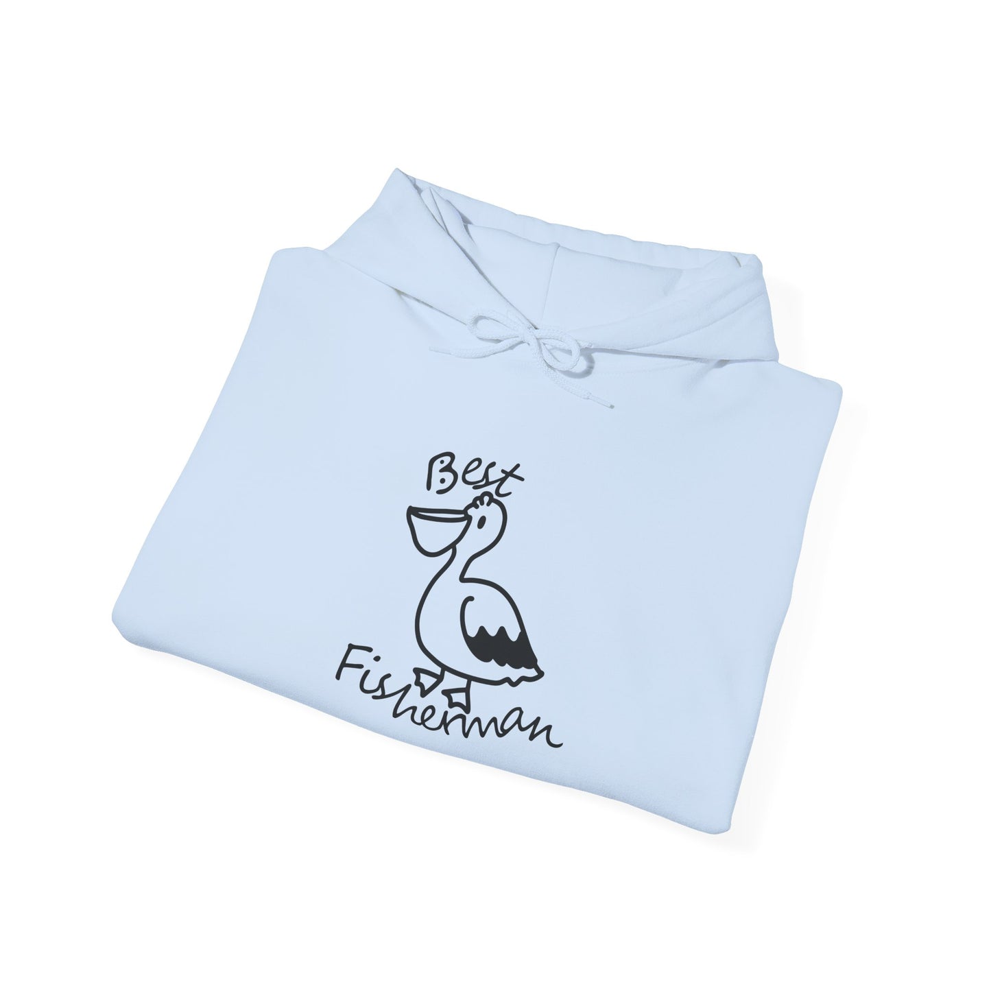 Best Fisherman Cute Pelican Bogan's Design Hoodie Sweatshirt
