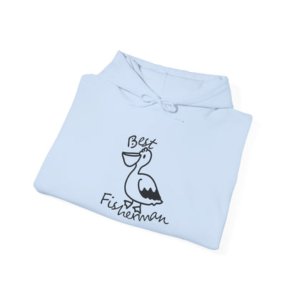 Best Fisherman Cute Pelican Bogan's Design Hoodie Sweatshirt