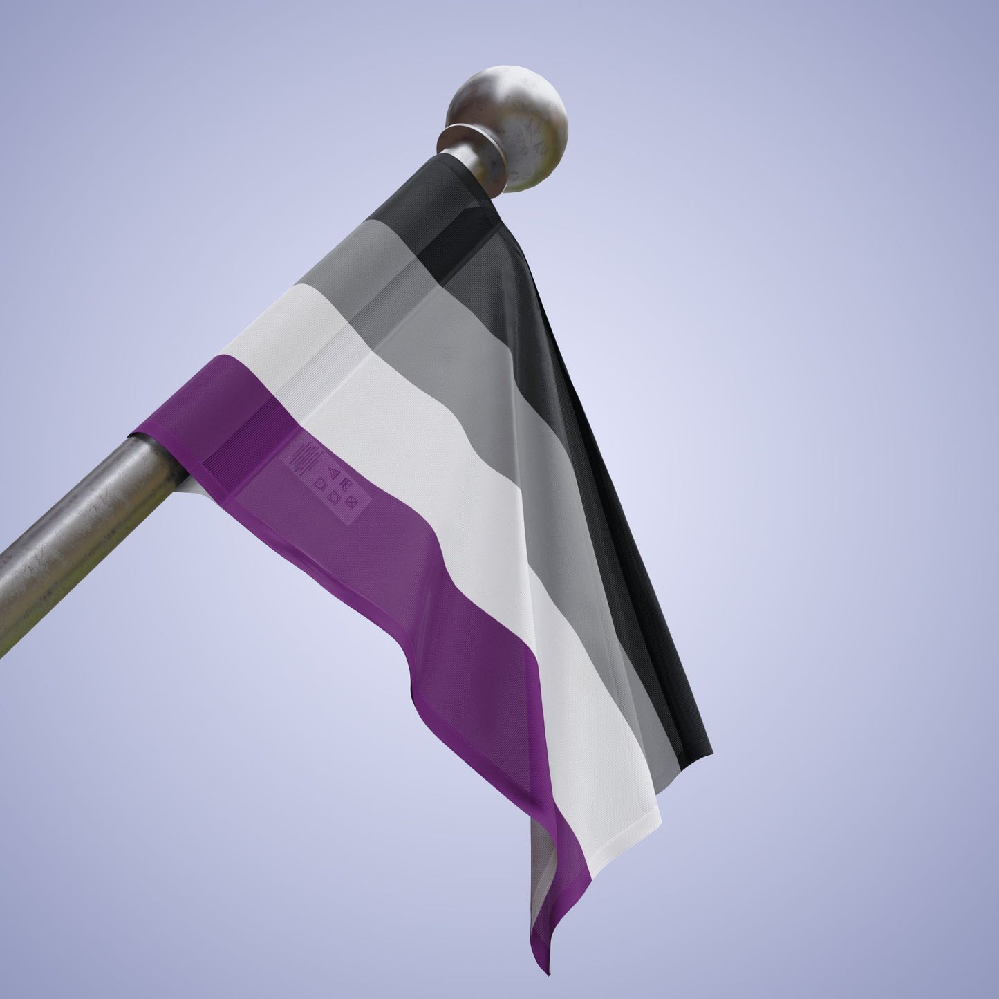 Asexual Pride Month Flag Banner Small Medium & Large