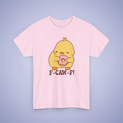 Donut Lover F CAW F Cute Funny Chick Unisex Chicken T Shirt