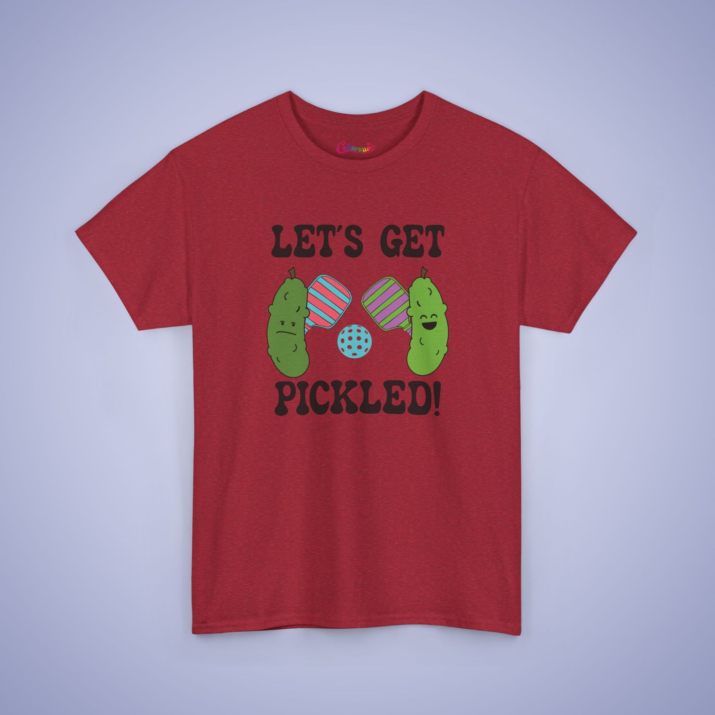 Lets Get Pickled Funny Pickleball Lover Gift Tee Graphic Design T Shirt