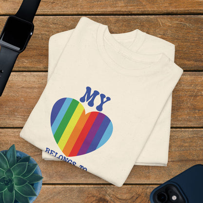My Heart Belongs to Someone with Autism Awareness Unisex Graphic T Shirt