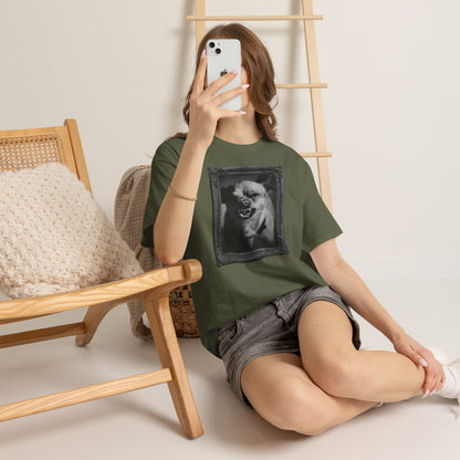 Angry Dog Spooky Halloween T-Shirt | Photographic Design
