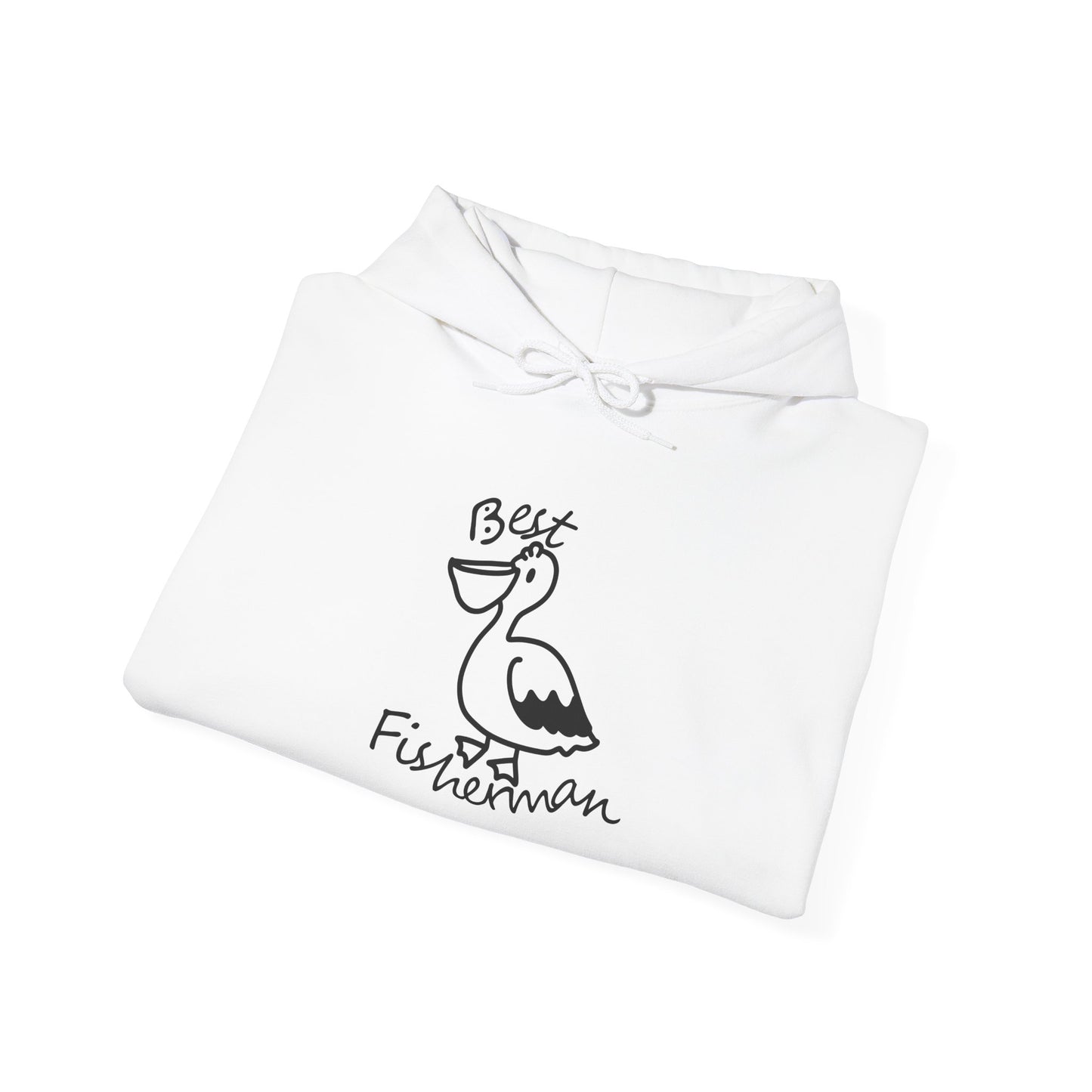 Best Fisherman Cute Pelican Bogan's Design Hoodie Sweatshirt