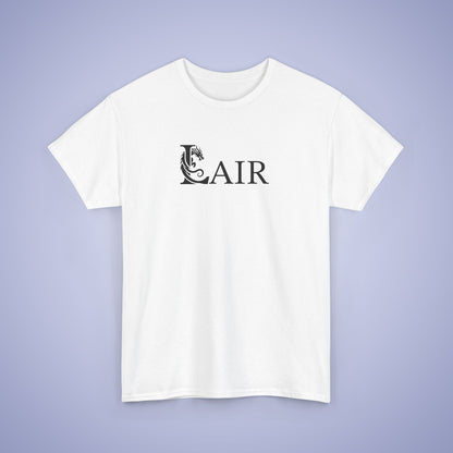 Lair Word Art Text Dragon Lover Unisex T Shirt