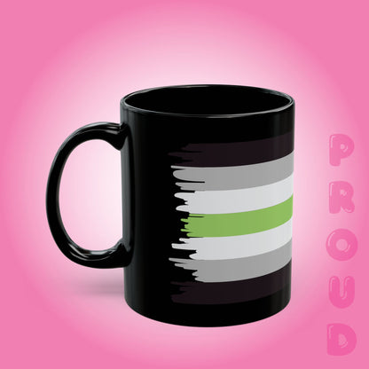 A Gender Pride Month LGBTQ Black 11oz or 15oz Coffee Mug