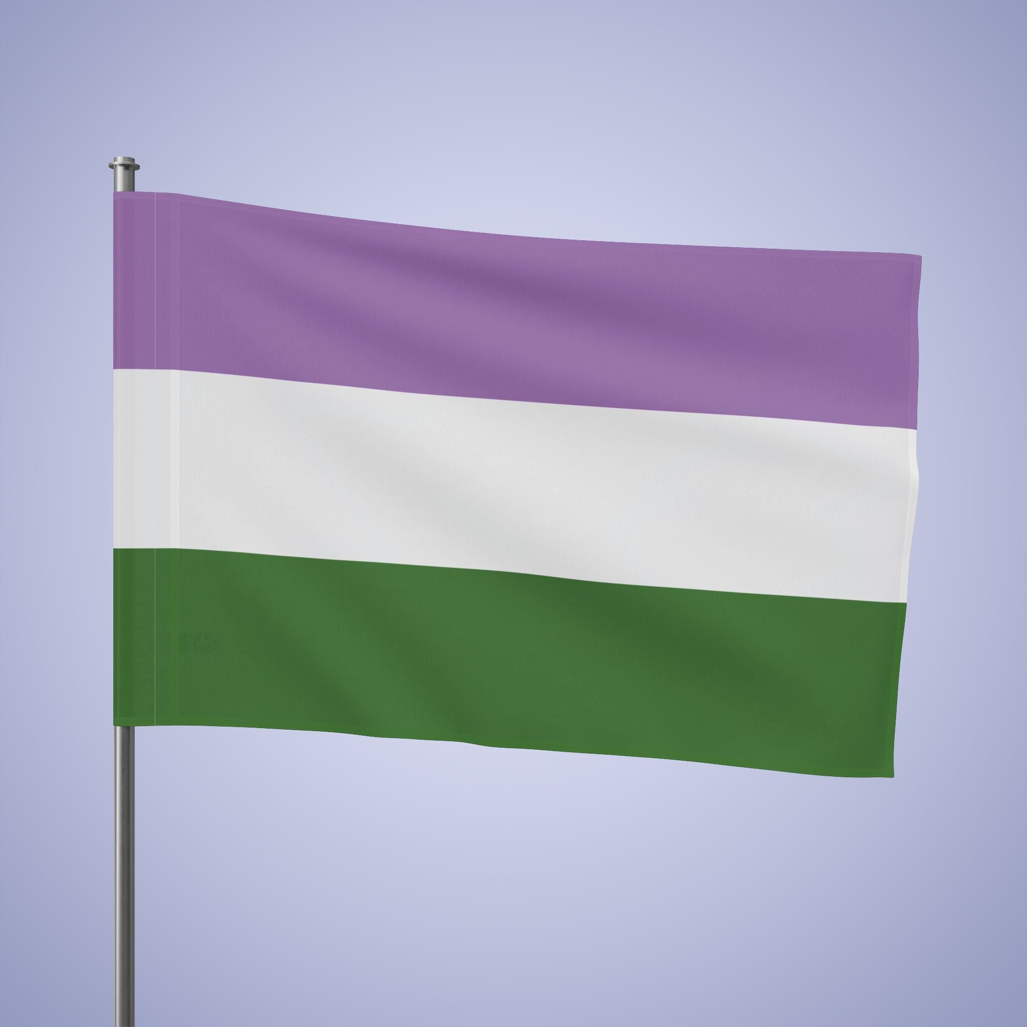 Gender Queer Pride Month Flag Banner Small Medium & Large