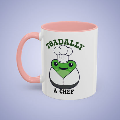 Toadally a Chef Frog Lover Gift Coffee Mug Ceramic