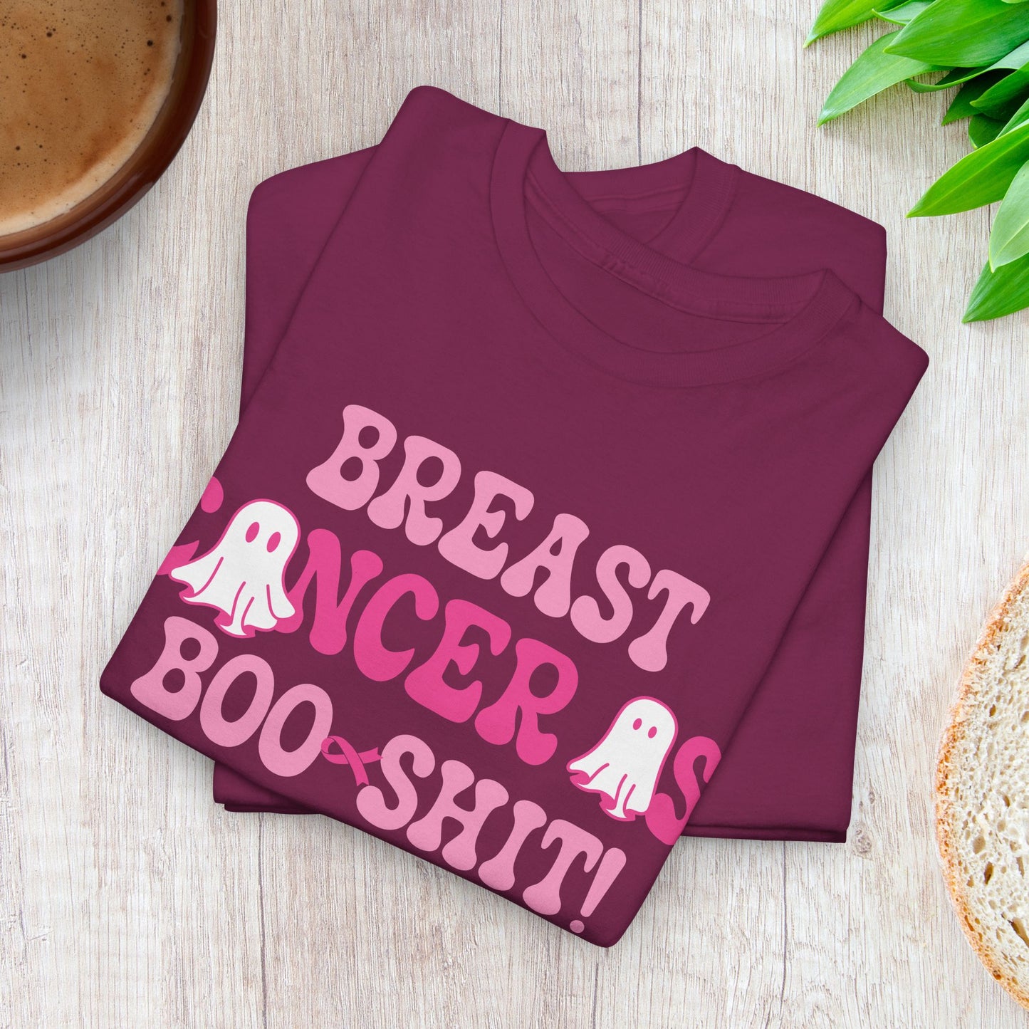 Breast Cancer is Boo Sh*t Funny Halloween Ghost Unisex T Shirt