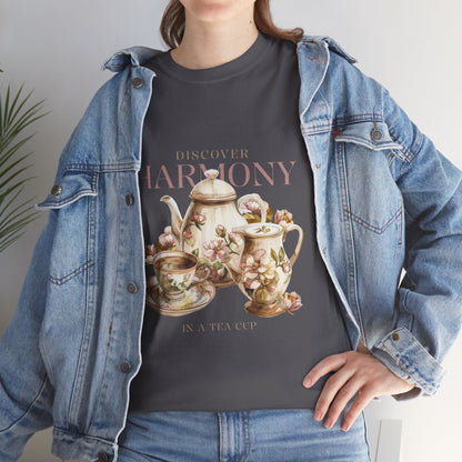 Discover Harmony in a Tea Cup T-shirt Tasting Tea is so Relaxing