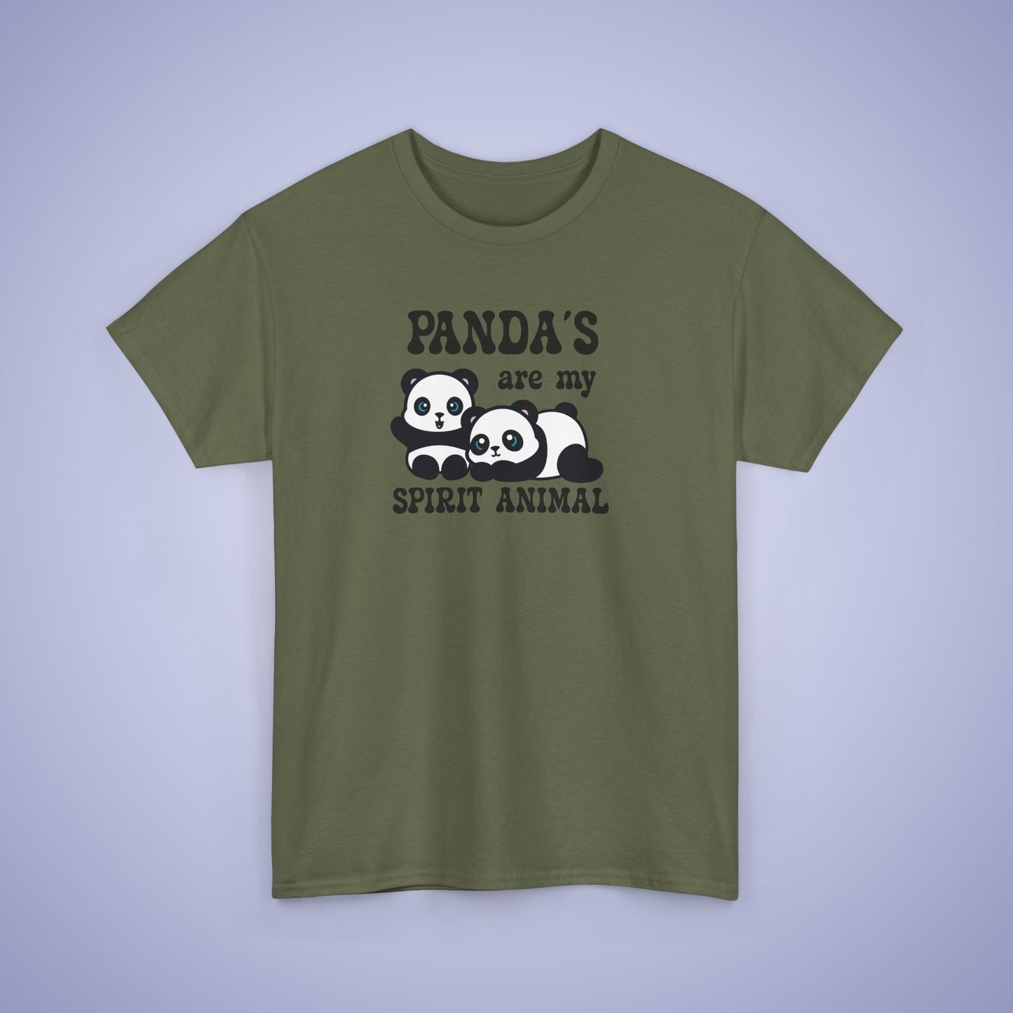 Panda's Are My Spirit Animal National Panda Day Unisex T Shirt