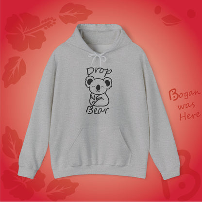 Drop Bear Cute Koala Bogan's Design Hoodie Sweatshirt