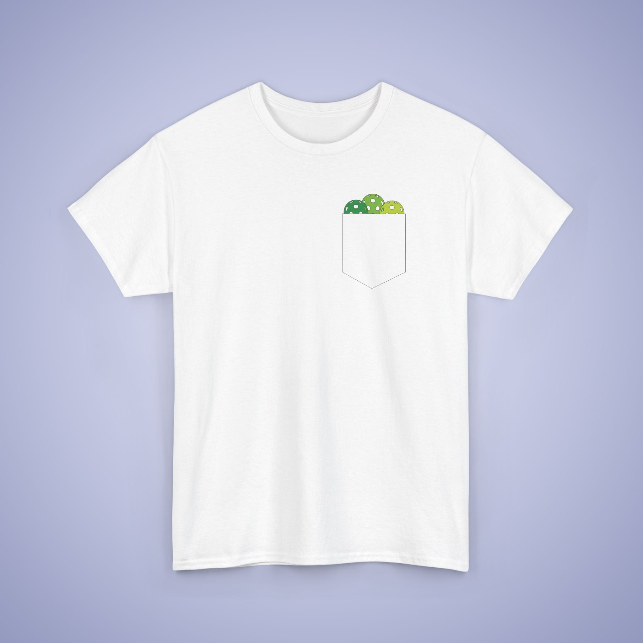 Pickleball Pocket Design T-Shirt | Green Version