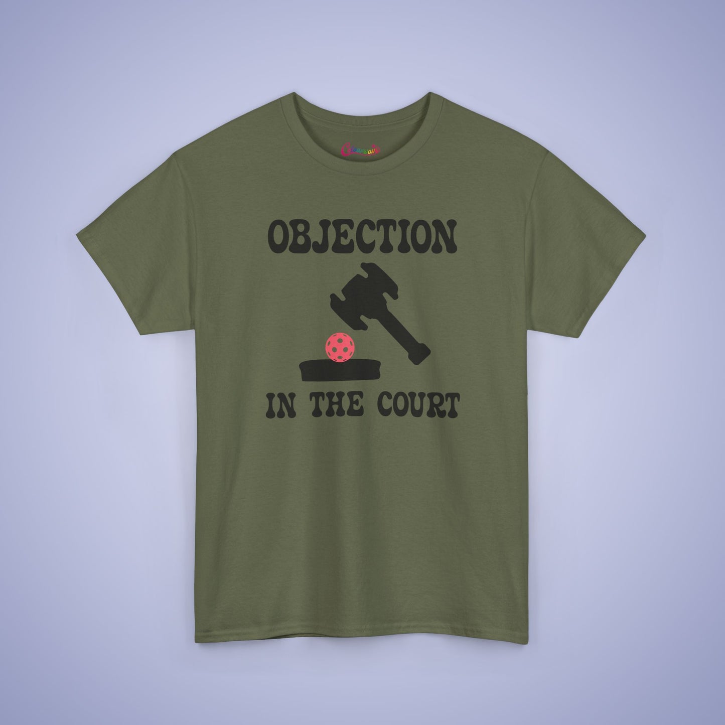 Objection in the Court Pickleball Lover Funny Lawyer Judge Gift Tee Graphic Design T Shirt