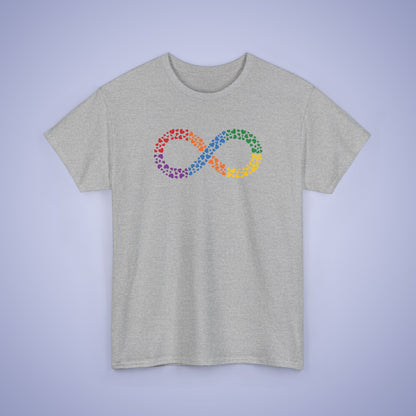 Infinity Heart Graphic Autism Awareness Unisex T Shirt