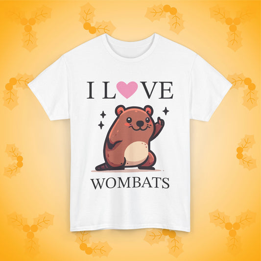 I Love Wombats Unisex T-Shirt