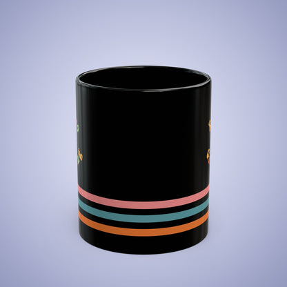 Retro Gaming Black 11oz or 15oz Coffee Mug Gamer Gift