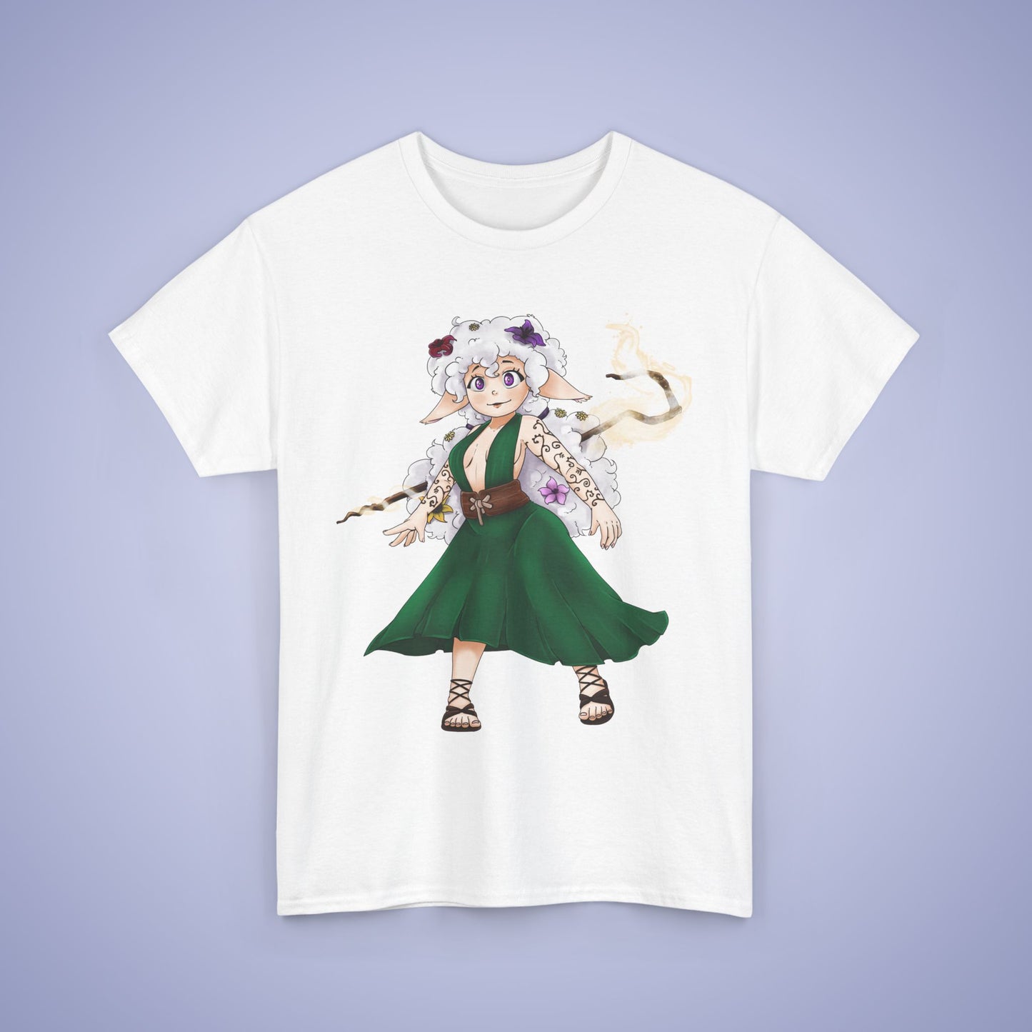 Woonina, Druid of the Sheep Unisex Oversized T Shirt