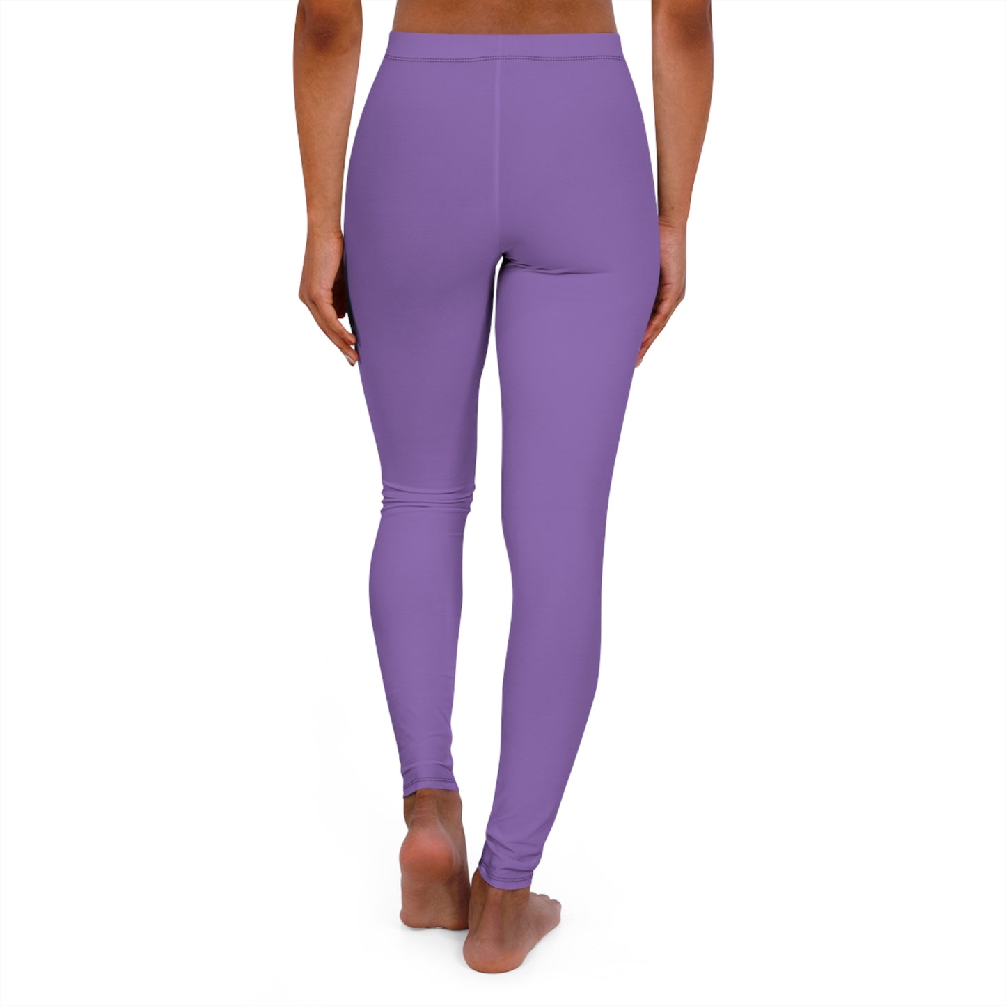 Light Purple Casual Spandex Leggings