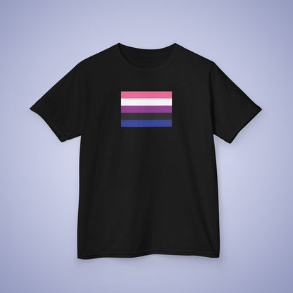 Gender Fluid Pride Kids Cotton T Shirt LGBTQ Pride Month