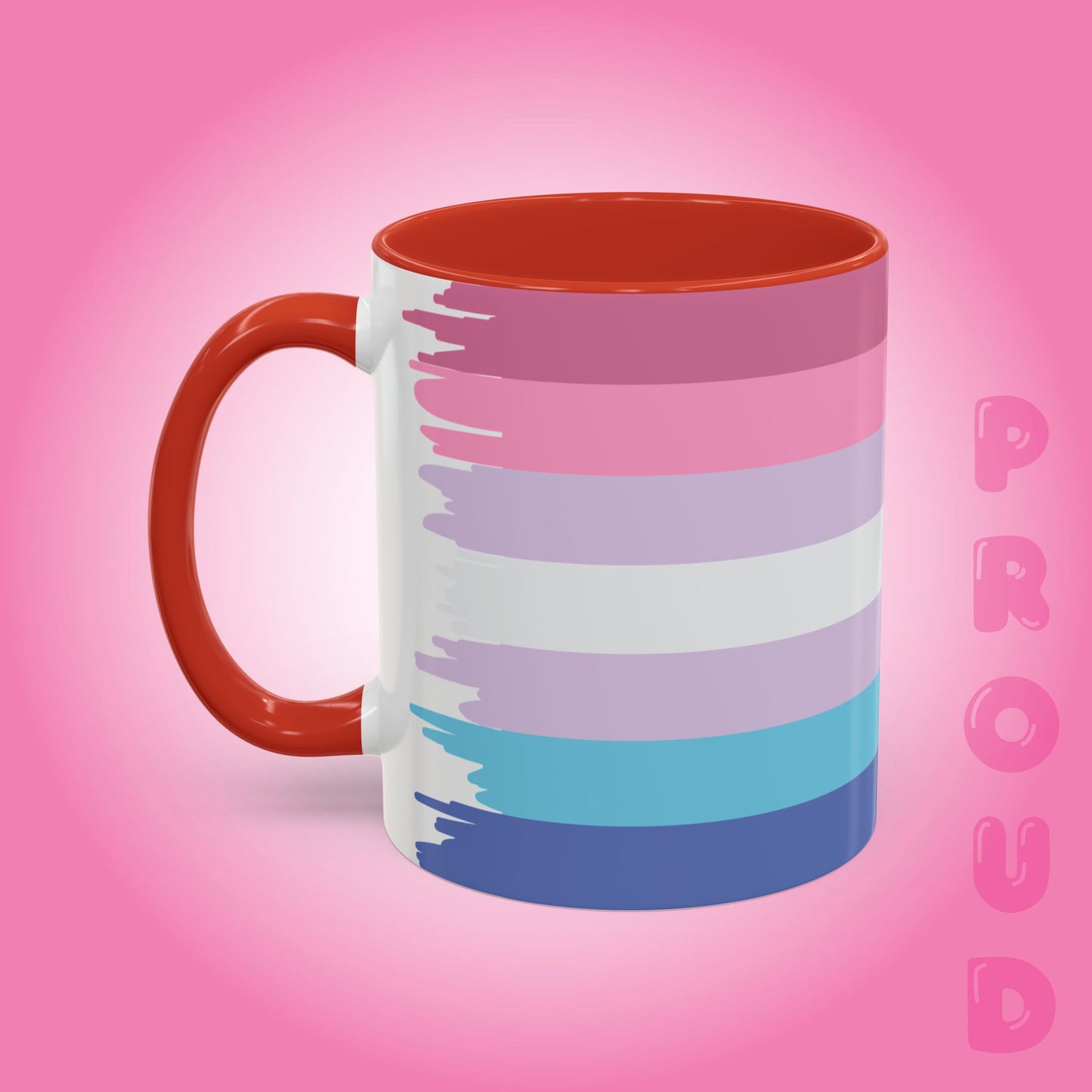 Bigender Paint Style Coffee Mug