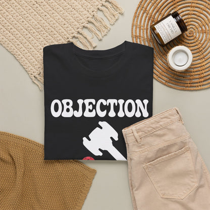 Objection in the Court Funny Lawyer Judge Pickleball T Shirt White Graphic Design