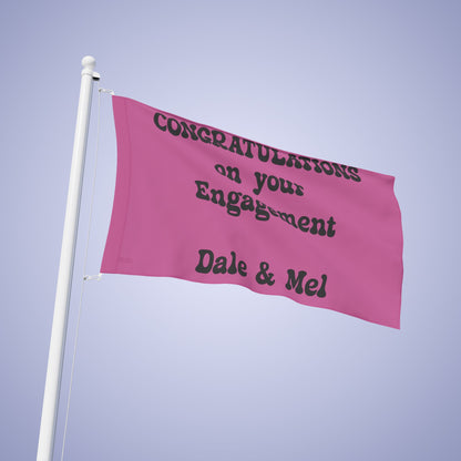 Personalized Flag Banner Small Medium & Large