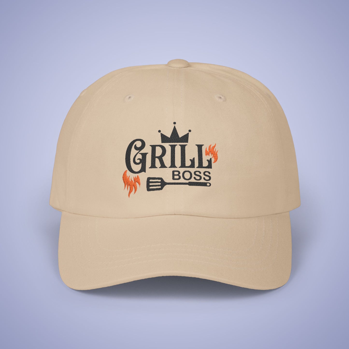 Grill Boss Embroidered Classic Dad Cap Unisex Black Embroidery Gift