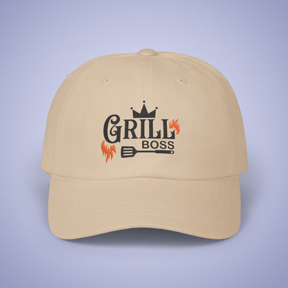 Grill Boss Embroidered Classic Dad Cap Unisex Black Embroidery Gift