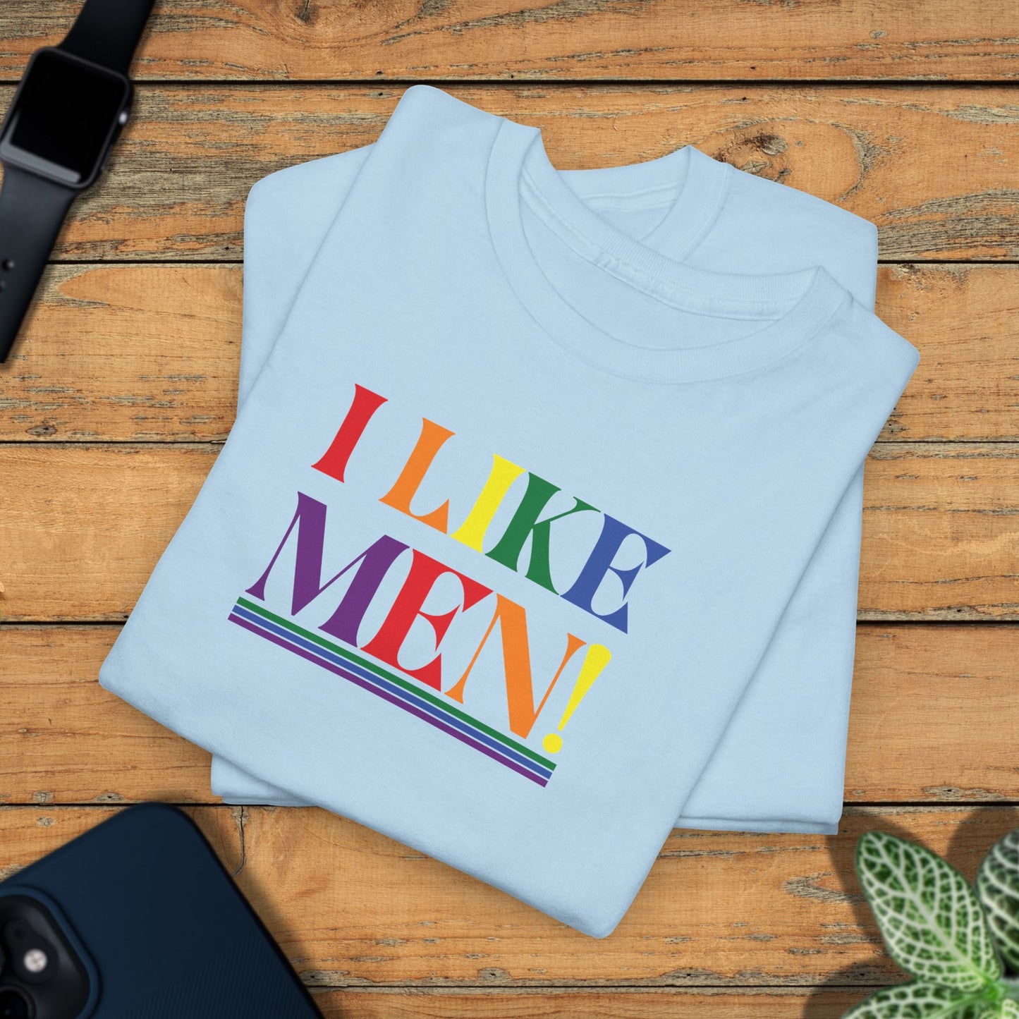 I Like Men LGBTQ Funny Legends of Blood Unisex Light T Shirt