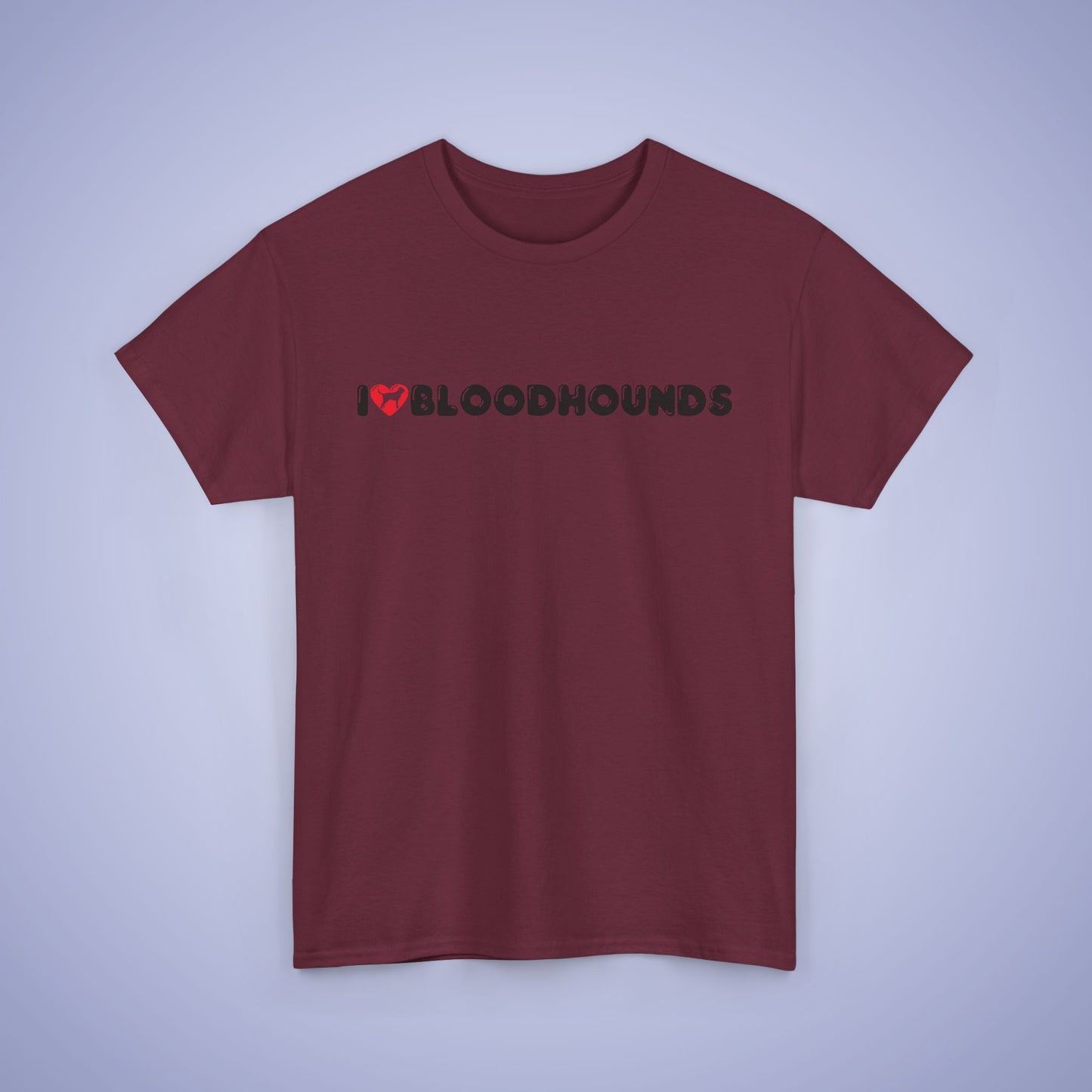 I Heart Bloodhounds Unisex T Shirt