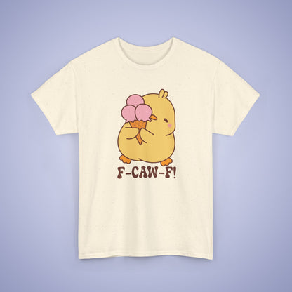 Ice Cream Lover F CAW F Cute Funny Chick Unisex Chicken T Shirt