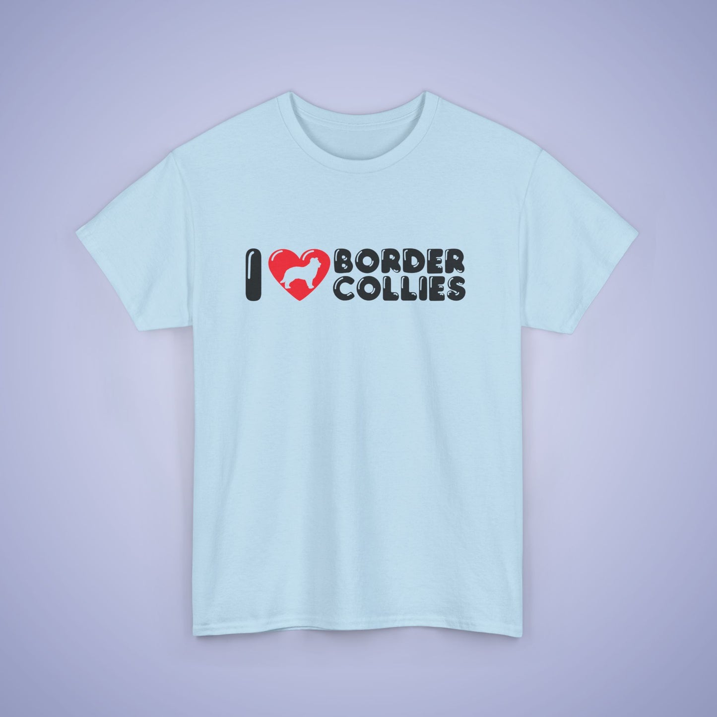 I Heart Border Collies Unisex T Shirt