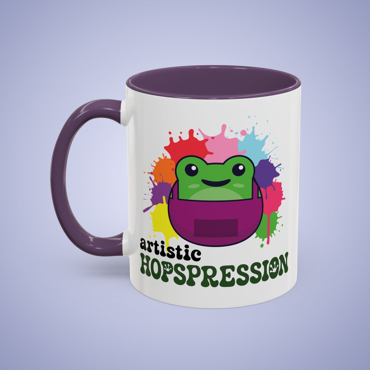 Artist Frog Lover Gift Coffee Mug Ceramic