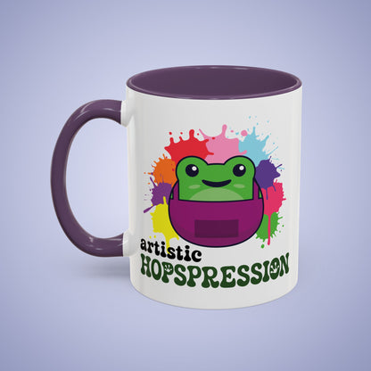Artist Frog Lover Gift Coffee Mug Ceramic