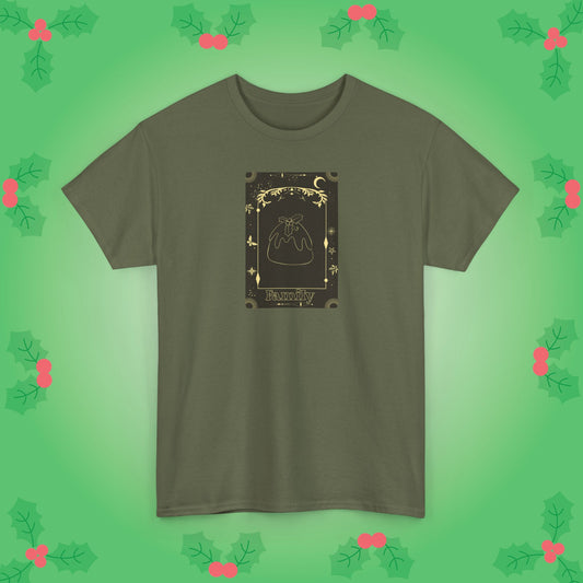 Christmas Plum Pudding Family Tarot Card Lover Unisex T Shirt