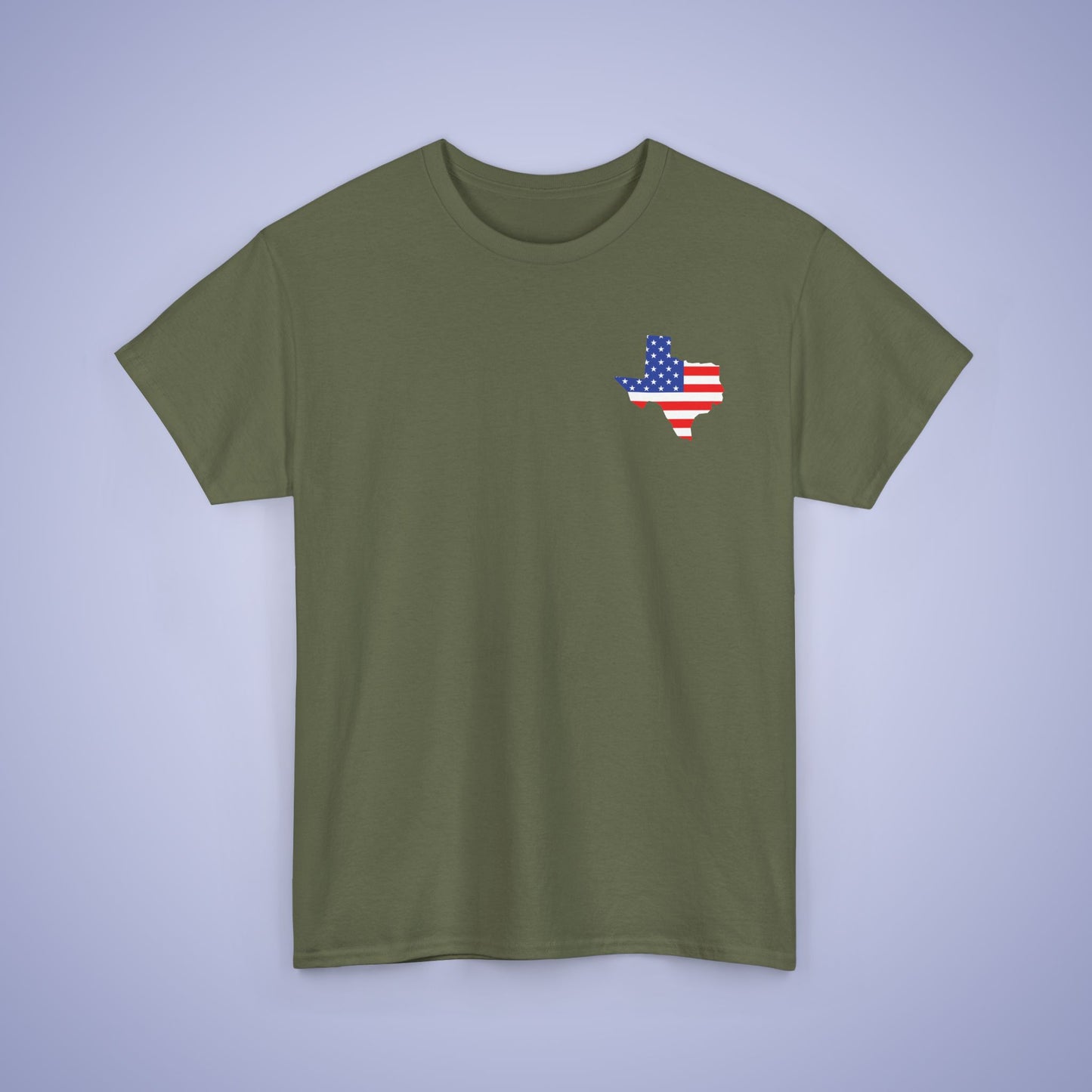 Texas Map Pocket Art Proud American Unisex T Shirt