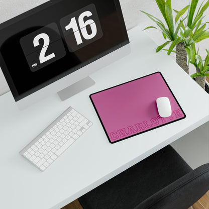 University Style Personalized Name XXXXL Light Pink Mouse Pad
